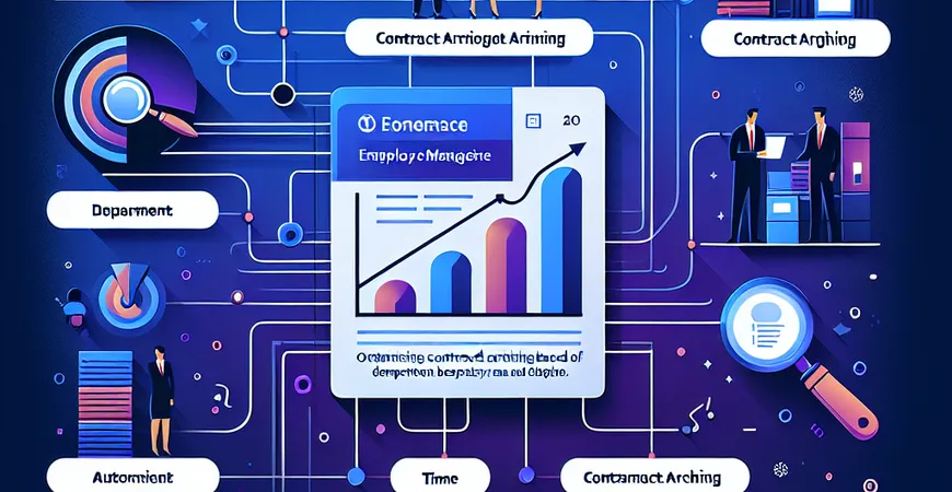 员工管理工具如何优化合同归档？按部门 / 时间自动分类
